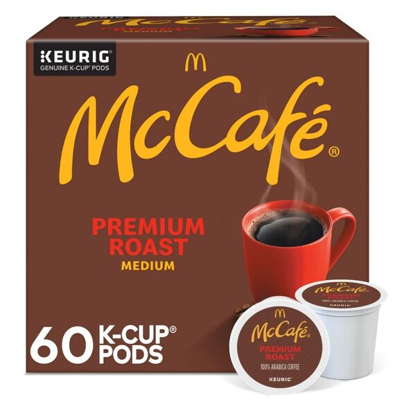 McCafe, Premium Medium Roast K-Cup Coffee Pods, 60 Count